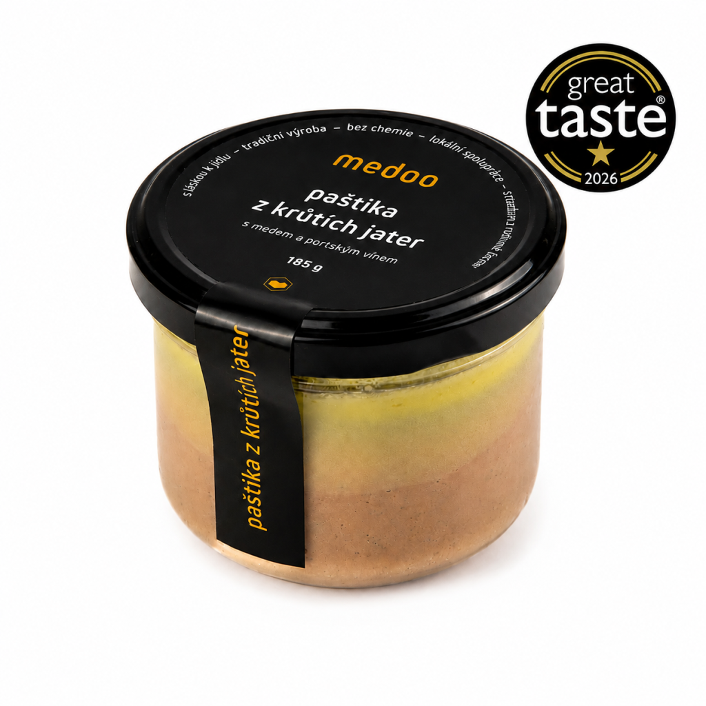 Paštika z krůtích jater s portským vínem a medem – Great Taste 2026, 185 g