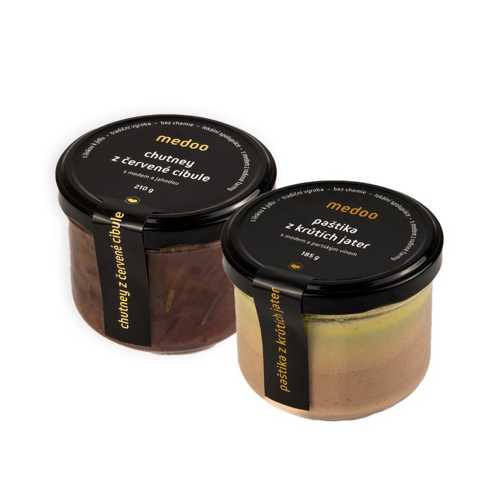 Osvědčená kombinace paštika a chutney
