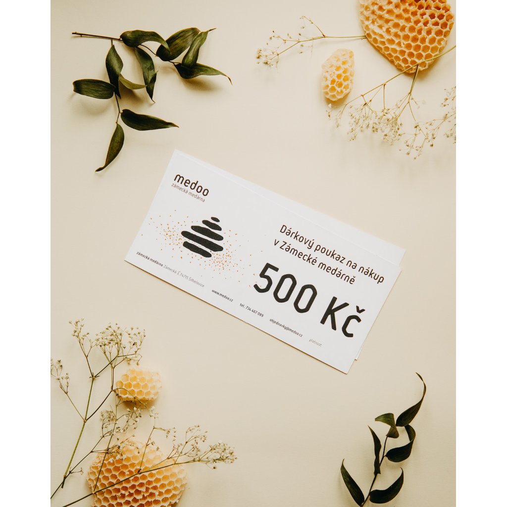 Dárkový poukaz do Medárny 500 Kč