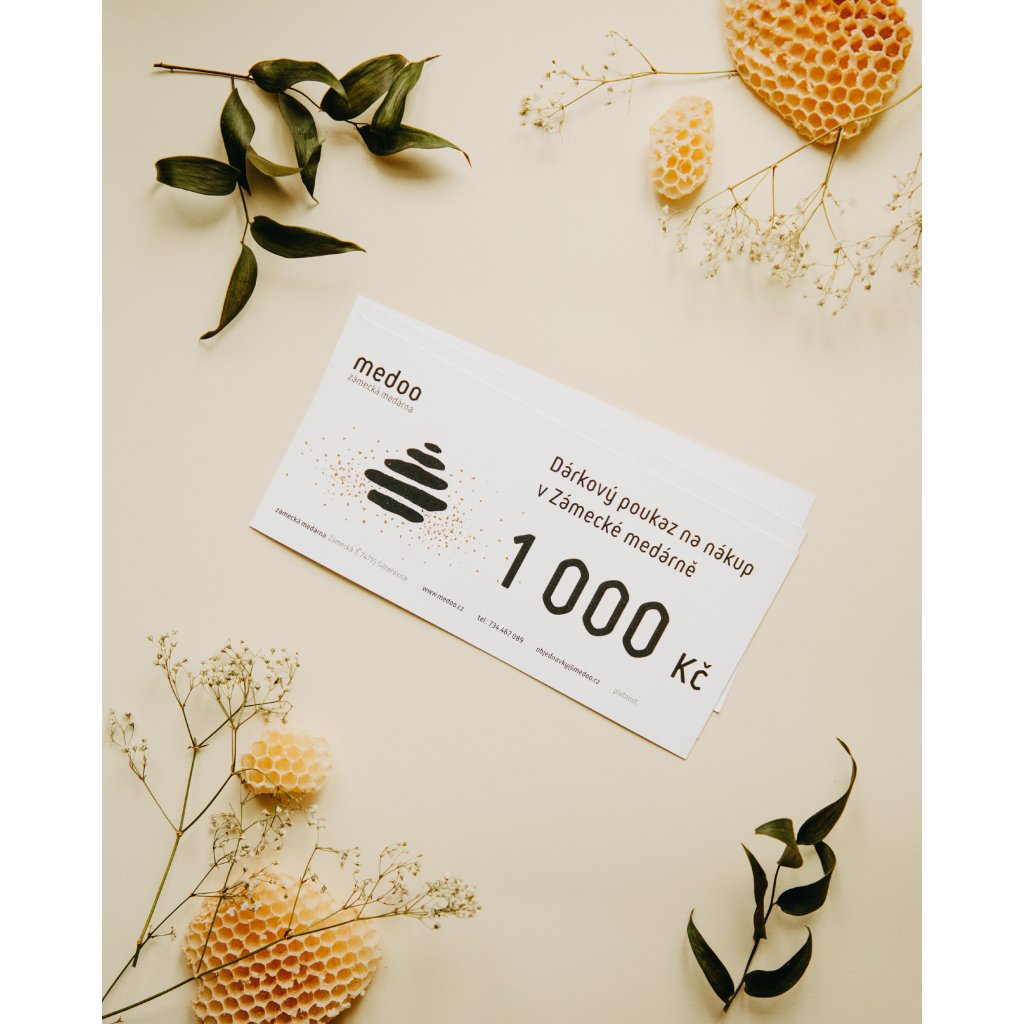 Dárkový poukaz do Medárny 1000Kč